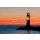 Thorsten Schier, Leuchtturm bei Sonnenuntergang, Hafeneinfahrt Warnemünde