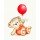 ciumac, Cute Teddy bear with balloon
