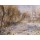 Pierre-Auguste Renoir, Snowy Landscape (oil on canvas)
