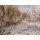 Pierre-Auguste Renoir, Snowy Landscape (oil on canvas)