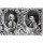 Giambattista Piazzetta, Canaletto and Antonio Visentini, engraved by Visentini (engraving) (b/w photo)