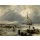 Andreas Achenbach, Seascape, 1894 (oil on wood)