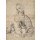 Raphael, Madonna of the pomegranate, c.1504 (black-grey chalk)