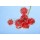 Africa Studio, Beautiful ripe red currant in water with bubbles, isolated