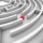 ag visuell, Labyrinth mit roter Kugel