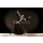 air, Latino dancers in ballroom isolated on black