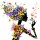 Aloksa, girl fashion flowers with butterflies