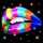 bluedarkat, Sensual Lips Psychedelic Rainbow-Bocca Sensuale Arcobaleno