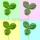 c, Shamrock clover leaf