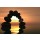 dampoint, Zen stone arch in sunset