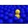 dampoint, 3d yellow man comes out from a blue crowd