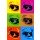 Jitka Laníková, pop art poster with eyes