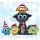 Natali Snailcat, Christmas cat and birds with hats