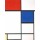 Piet Mondrian, Komposition II mit Rot, Blau und