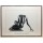 Howard Schatz, Bild mit Rahmen, Nude, Aluminium schwarz glänzend, Folie