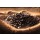 Leinwandbild, amenic181, Coffee beans with smoke in burlap sack