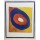 Gerahmtes Bild, Aluminium blau, Folie, Wassily Kandinsky, Colour Studies