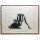 Howard Schatz, Bild mit Rahmen, Nude, Aluminium schwarz glänzend, Folie