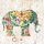 Danhui Nai, Boho Paisley Elephant I